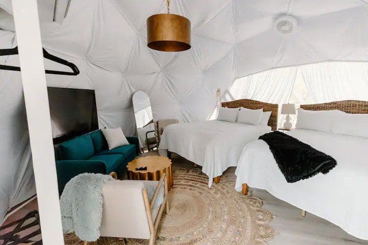 Glamping Domes interior 2