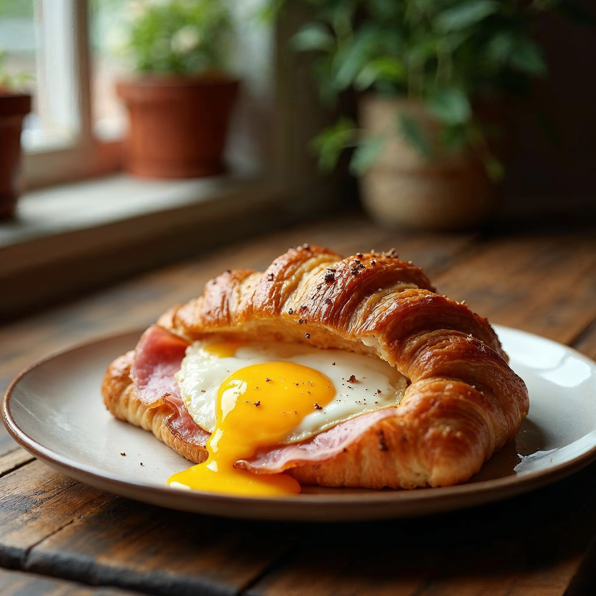 Egg, Ham & Cheese Croissant