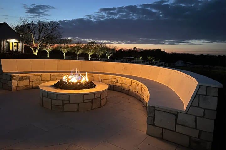 Then the fire pit