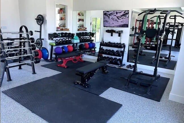 Gym at Milk & Honey Ranch in Burton, TX