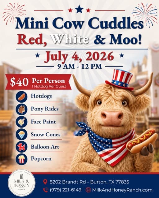 Mini Cow Cuddles: Red, White & Moo!