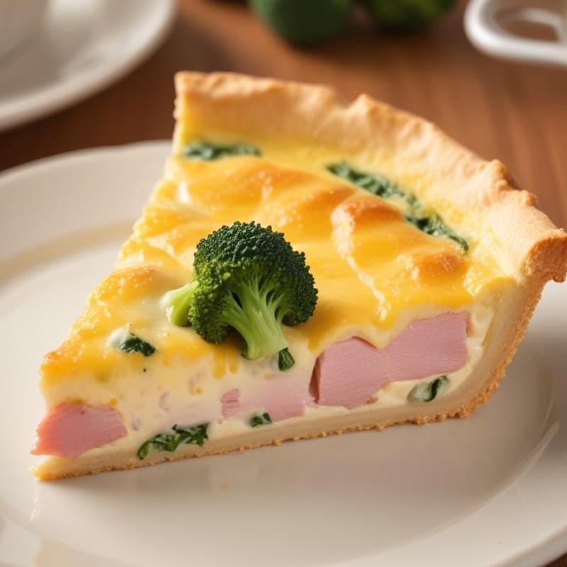 Applewood Ham & Broccoli Quiche