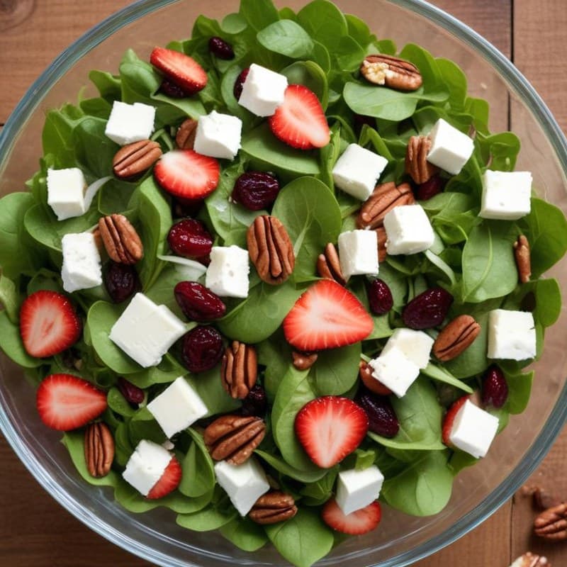 Strawberry Pecan Side Salad