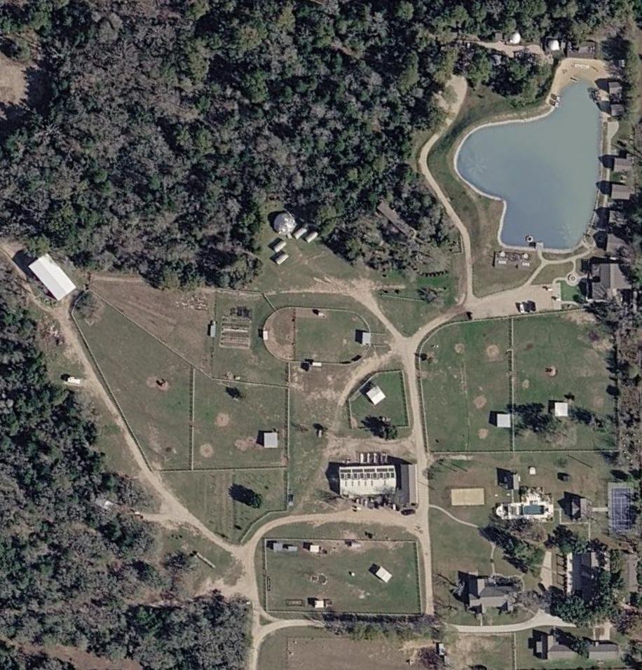 Satellite map of Milk & Honey Ranch